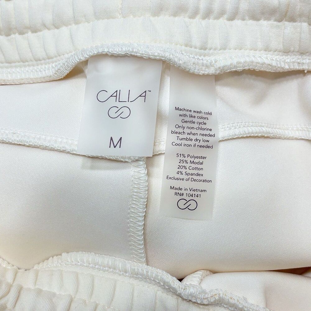 Calia Soft Scuba High-Rise Jogger Women’s Medium Cream Athleisure NWT - Picture 6 of 8